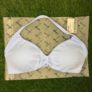 Dfyne impact strappy bra sky blue large